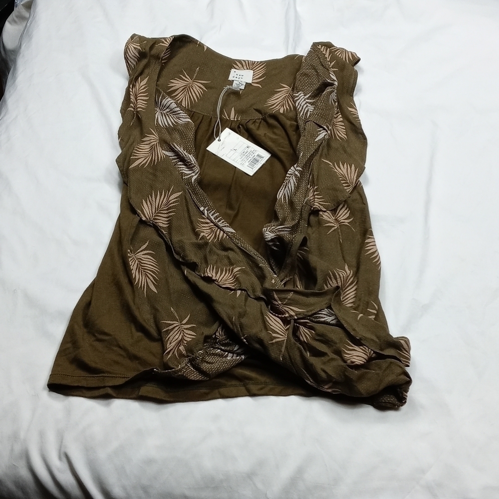 NWT a new day womens sleeveless coverup top
